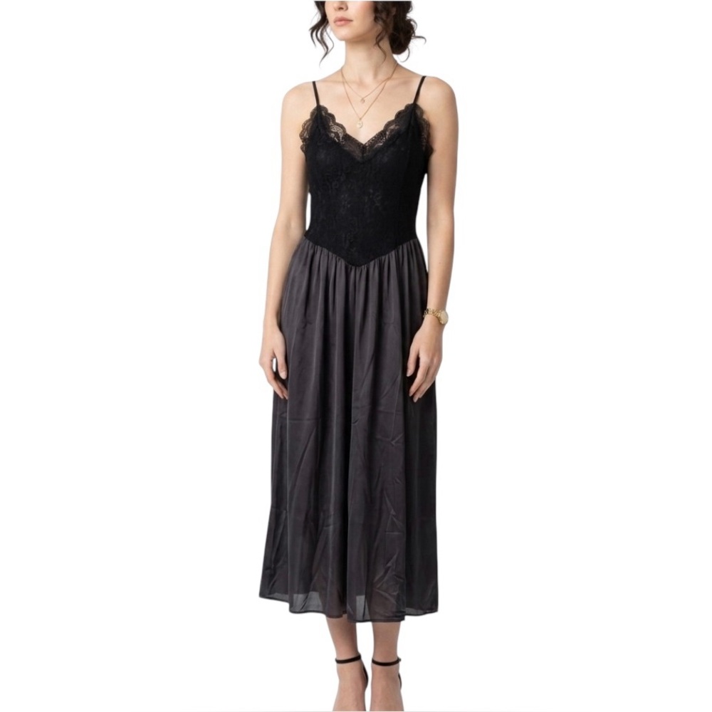Vtg Cinema Étoile Lace Maxi Boudoir Slip Dress Sz S Petite Coquette Whimsigoth